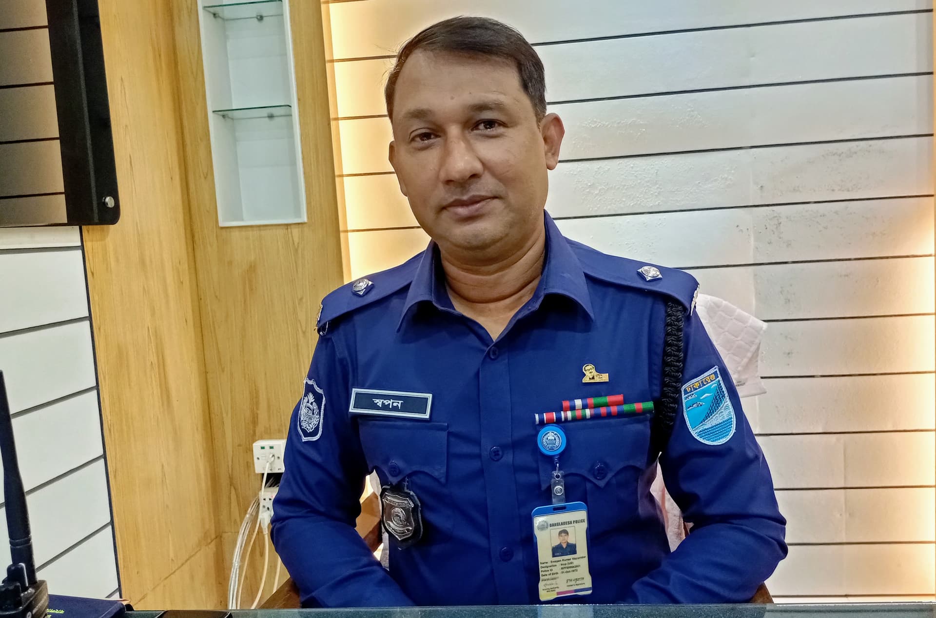গোয়ালন্দে নবাগত ওসি হিসাবে যোগদান করলেন স্বপন কুমার মজুমদার