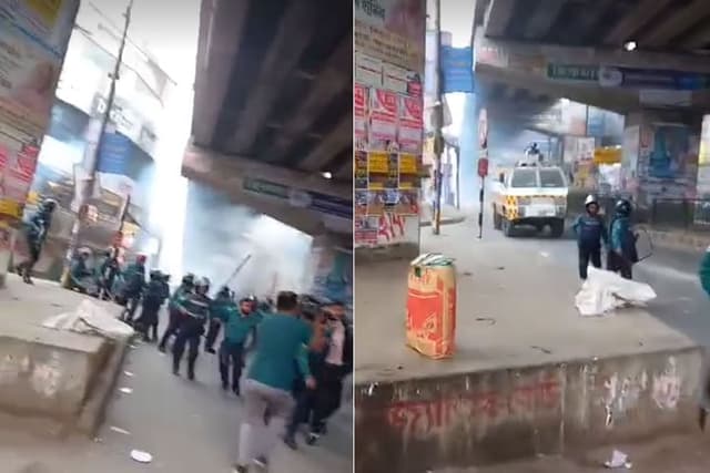 রাজধানীতে জামায়াতের নেতাকর্মীদের সঙ্গে পুলিশের সংঘর্ষ