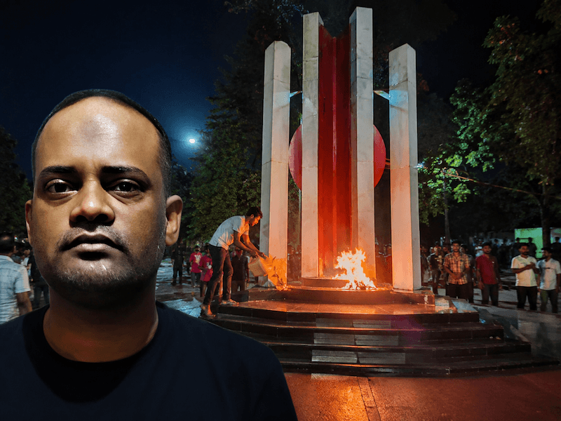 খাগড়াছড়ির জুলাই স্মৃতিস্তম্ভে অগ্নিসংযোগের চেষ্টা, গ্রেপ্তার এক