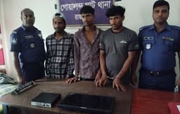দৌলতদিয়া ইউনিয়ন ভূমি অফিসে চুরির মালামাল সহ গ্রেফতার তিন