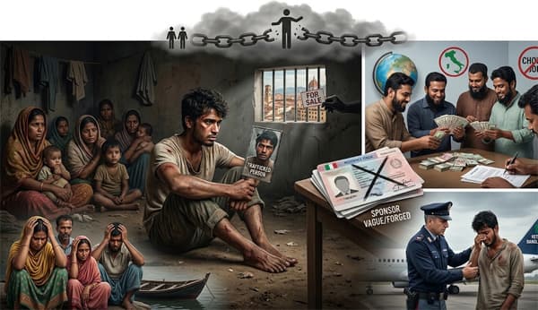 বৈধ ইতালি যাওয়ার স্বপ্ন দেখিয়ে শ্রমদাস বানানোর ফাঁদ