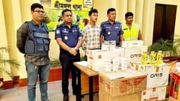 শ্রীমঙ্গলে এসএ পরিবহনে অভিযান, বিদেশি চোরাই পণ্য জব্দ