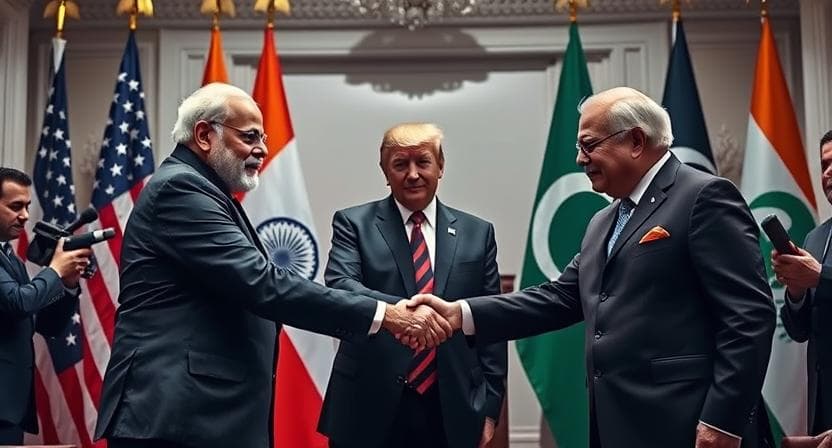 ট্রাম্পের ‘মুরব্বি’ ভূমিকা, যুদ্ধবিরতিতে রাজি ভারত-পাকিস্তান