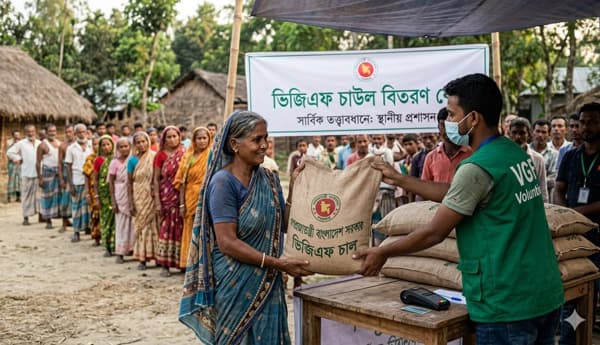 গোয়ালন্দে ভিজিএফ চাল বিতরণে অনিয়ম, ফেসবুকে তোলপাড়