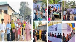 ভোটের মাঠে প্রার্থীদের প্রচারণায় ব্যস্ত পরিবারের সদস্যরাও