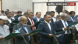 সংসদে শপথ নিলেন বিজয়ীরা