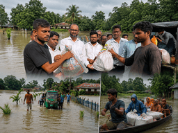 মৌলভীবাজারে বন্যায় বিপর্যস্ত জনজীবন, খাদ্য-পানি সংকটের সঙ্গে বাড়ছে দুর্ভোগ