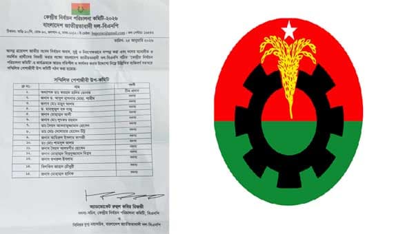 নির্বাচনী প্রস্তুতিতে বিএনপির নতুন পেশাজীবী কমিটি