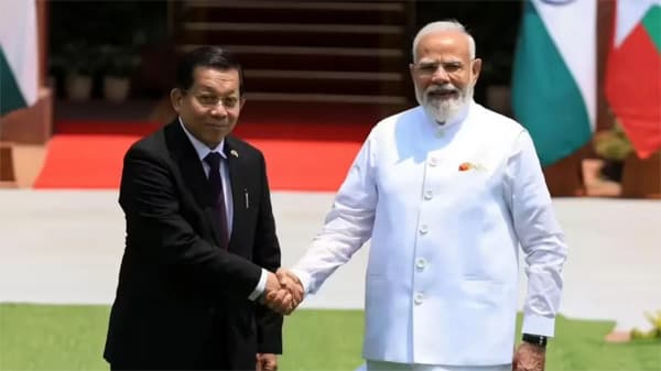 ভারত মিয়ানমার সম্পর্ক নতুন উচ্চতায় পৌঁছানোর ইঙ্গিত
