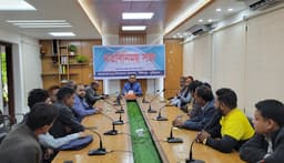 উলিপুর উপজেলা নির্বাহী অফিসারের সাথে সাংবাদিকদের মতবিনিময়