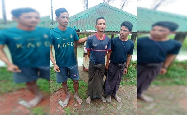 টেকনাফে মিয়ানমারের জান্তা বাহিনীর ৩ সদস্য আটক