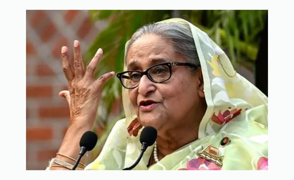 আমি দেশে ফিরতে চাই, তবে একটি নির্বাচিত সরকারের অধীনে: রয়টার্সকে হাসিনা