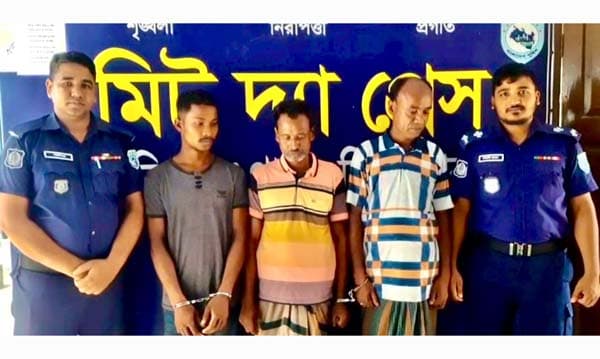 হিলিতে উদ্ধার ছোলা-সরিষা মামলায় চারজন গ্রেপ্তার