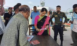 দৌলতদিয়া ঘাট পরিদর্শনে নবাগত ইউএনও সাথী দাস