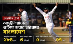 অস্ট্রেলিয়াকে গুটিয়ে জয়ের জন্য বাংলাদেশের লক্ষ্য মাত্র ৫৭