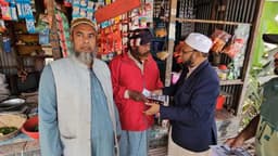 গোয়ালন্দের উজানচরে দাঁড়িপাল্লার গণসংযোগ