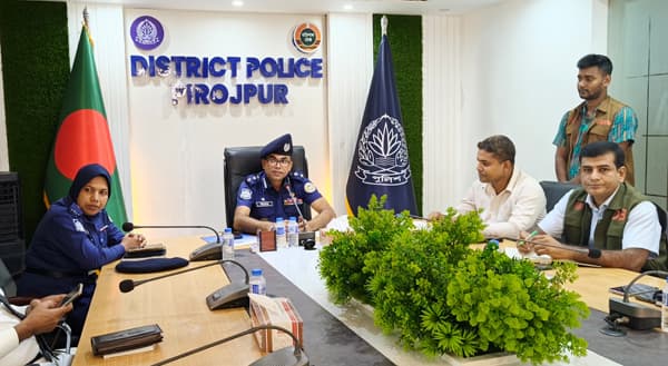 মাদকসহ ধরা পড়লে সুপারিশেও ছাড় নয়: পিরোজপুরের পুলিশ সুপার