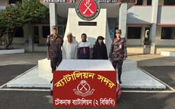 টেকনাফে মানবপাচারকারী আটক-৩, উদ্ধার- ১৪