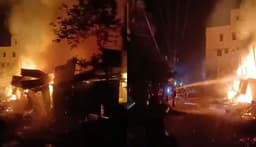 উজিরপুরে অগ্নিকাণ্ডে ছাই আট ব্যবসা প্রতিষ্ঠান, ক্ষতি কোটি টাকা