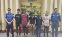 শ্রীমঙ্গলে ছিনতাইয়ের প্রস্তুতিকালে গ্রেফতার-৫