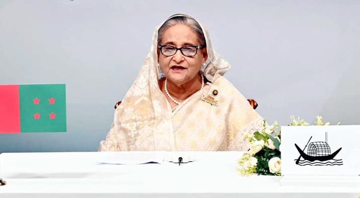 স্মার্ট সোনার বাংলা গড়তে আবারও নৌকায় ভোট চাইলেন শেখ হাসিনা