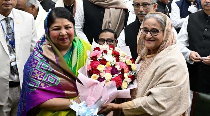 আবারও সংসদ নেতা শেখ হাসিনা, স্পিকার শিরীন শারমিন