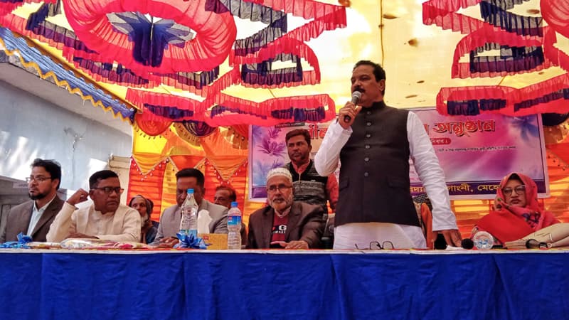 সাহেবনগর মাধ্যমিক বিদ্যালয়ে বিদায় ও নবীন বরণ অনুষ্ঠিত