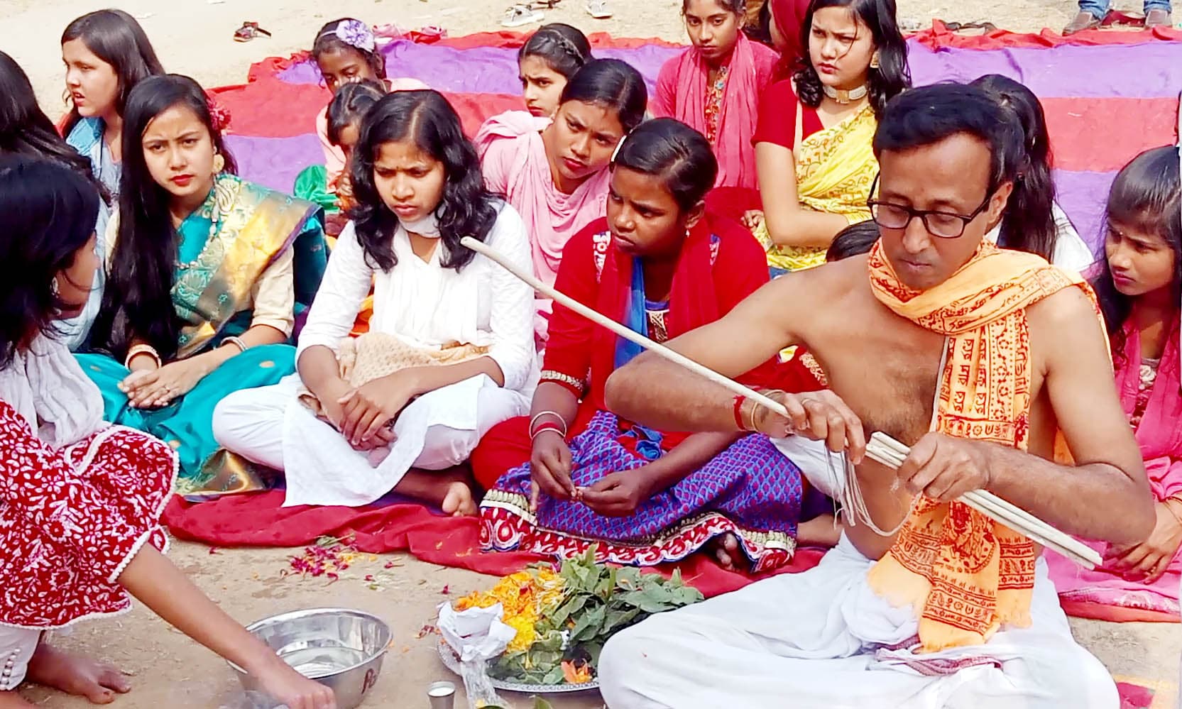 পাঁচবিবিতে ৫’শ স্থানে সরস্বতী পুজা অনুষ্ঠিত