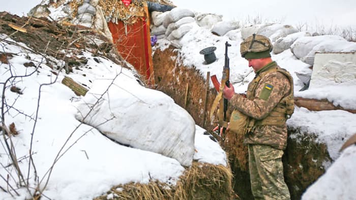 ইউক্রেন সীমান্তে যুদ্ধের দামামা