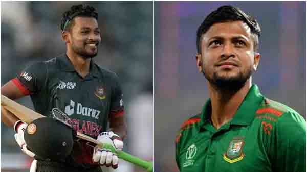 তিন ফরম্যাটেই টাইগার অধিনায়ক শান্ত, বাদ পড়লেন এমপি সাকিব