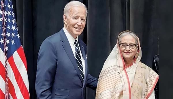 জো বাইডেনকে চিঠির জবাব দিলেন শেখ হাসিনা