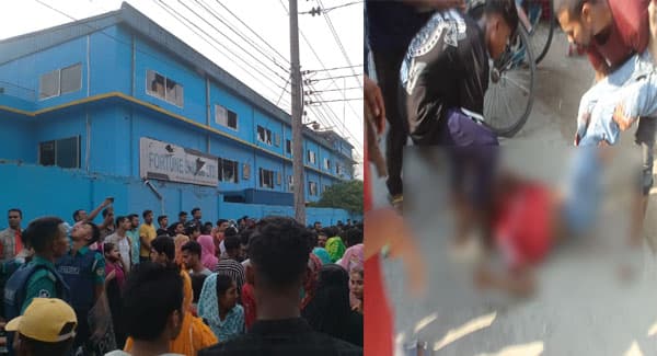 বরিশালে ফরচুন সুজের কারখানায় বিক্ষোভ, আনসারের গুলিতে আহত ৪ শ্রমিক