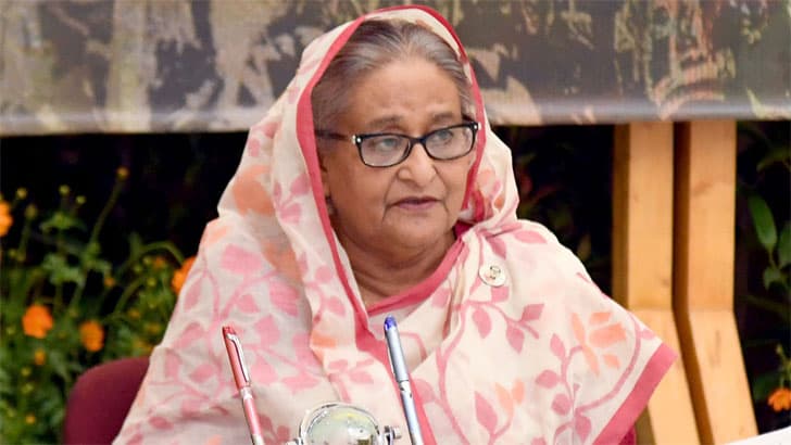 জাতির পিতার আদর্শ অনুসরণ করে বিশ্বশান্তি প্রতিষ্ঠায় কাজ করছি: প্রধানমন্ত্রী