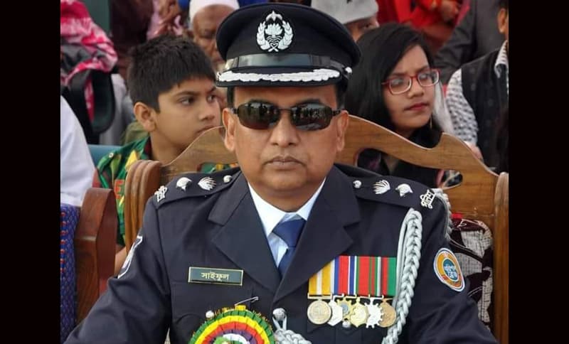 বরিশাল মেট্রোপলিটন পুলিশের নতুন কমিশনার সাইফুল ইসলাম