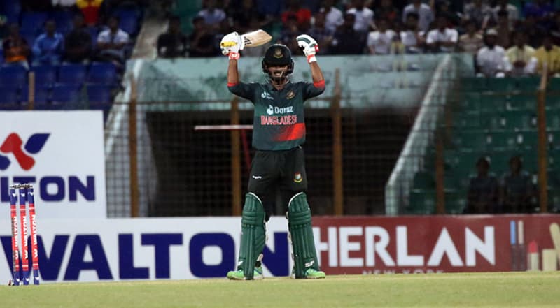 বৃষ্টি বিঘ্নিত ম্যাচে ১৬৯ রানে থামল বাংলাদেশ