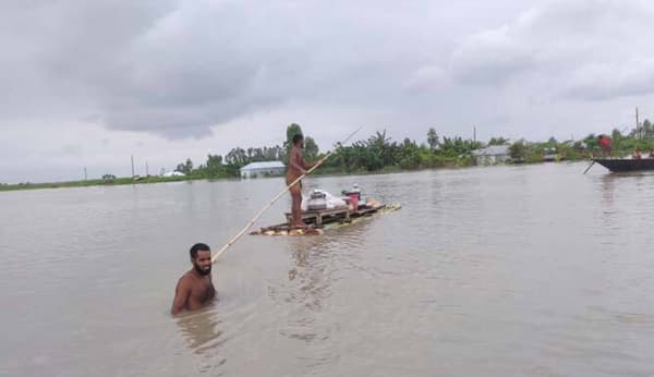 কুড়িগ্রামে বন্যা পরিস্থিতির আরও অবনতি, দেড় লাখ মানুষ পানিবন্দি