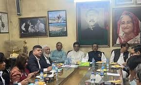 ওবায়দুল কাদেরের সঙ্গে বৈঠকে বিশ্ববিদ্যালয় শিক্ষকরা