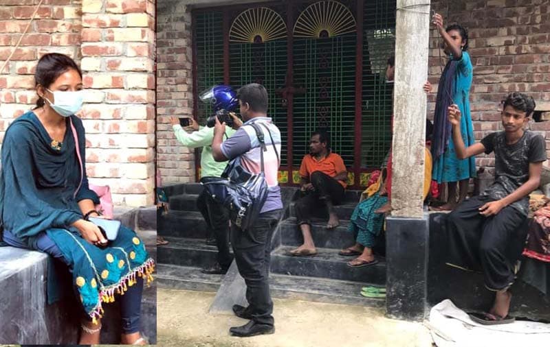 বিয়ের দাবীতে হিন্দু যুবকের বাড়িতে মুসলিম যুবতীর অবস্থান