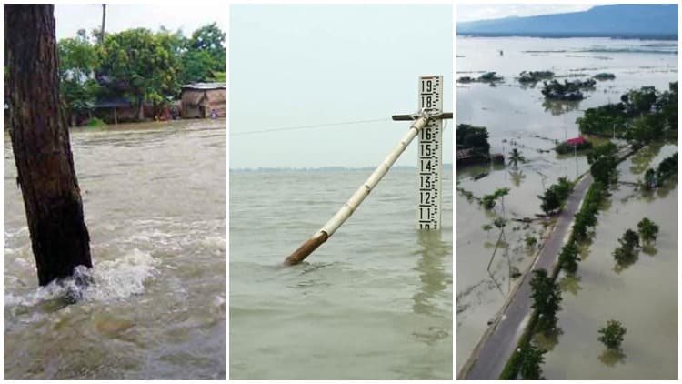 ১২ নদীর পানি বিপৎসীমার ওপরে