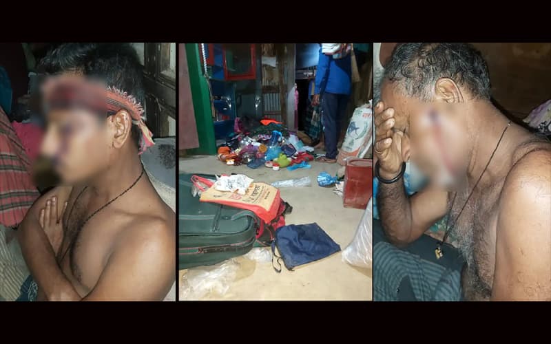 কুয়াকাটায় গভীর রাতে দুর্বৃত্তদের হানা, স্বর্ণালংকার লুট