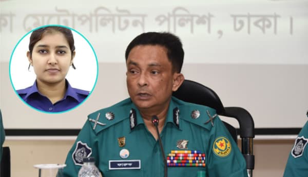 অনুমতি ছাড়া এডিসি সানজিদা বক্তব্য দিতে পারেন না : ডিএমপি কমিশনার
