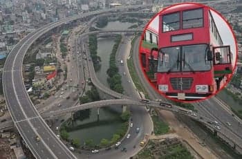 আজ থেকে এক্সপ্রেসওয়েতে চলবে বাস