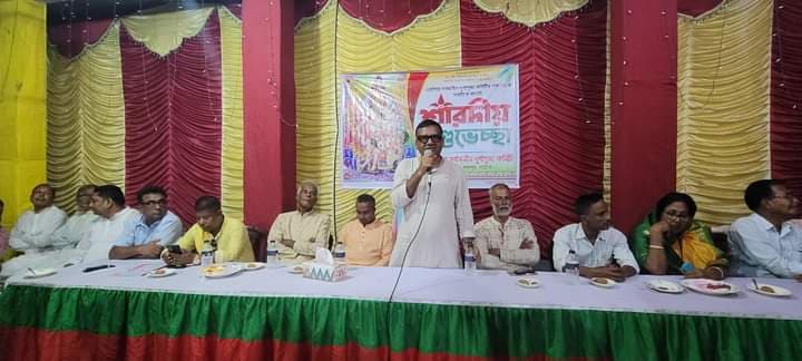 লালপুরে ৪২টি পূজা মন্ডপ পরিদর্শন করলেন এমপি বকুল