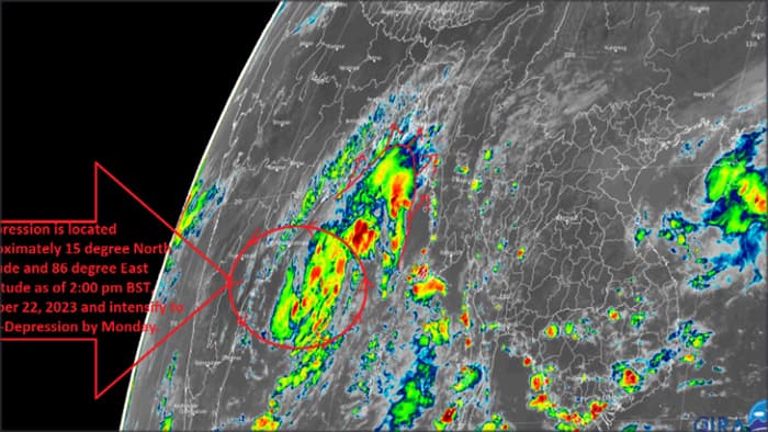 ১১০ কিলোমিটার বেগে আঘাত হানতে পারে ঘূর্ণিঝড় হামুন