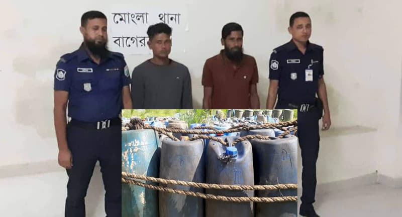 মোংলায় বেপরোয়া চোরাই সিন্ডিকেট, ডিজেলসহ আটক-২