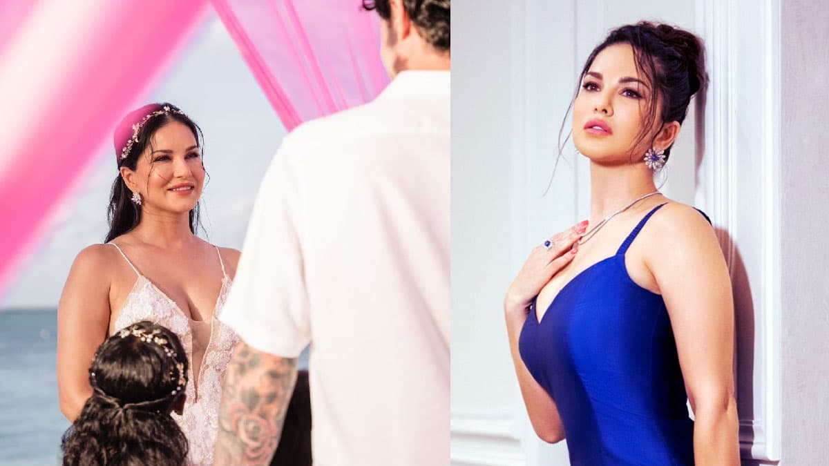 সন্তানদের নিয়ে ফের বিয়ে করলেন সানি লিওন