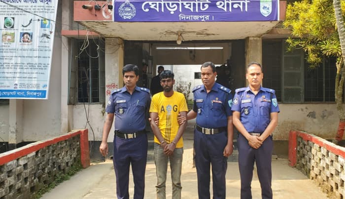 ঘোড়াঘাটে স্ত্রী হত্যার ৬ ঘন্টার মধ্যে ঘাতক স্বামী গ্রেফতার