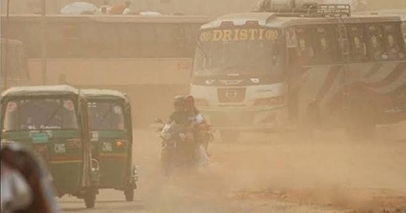 বিশ্বে বায়ুদূষণে দ্বিতীয় ঢাকা