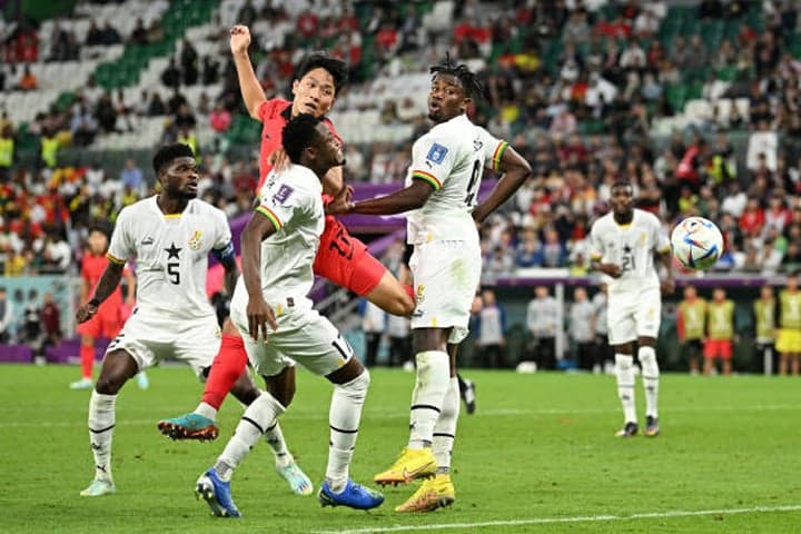 রোমাঞ্চকর ম্যাচে দ.কোরিয়াকে হারিয়ে টিকে রইলো ঘানা