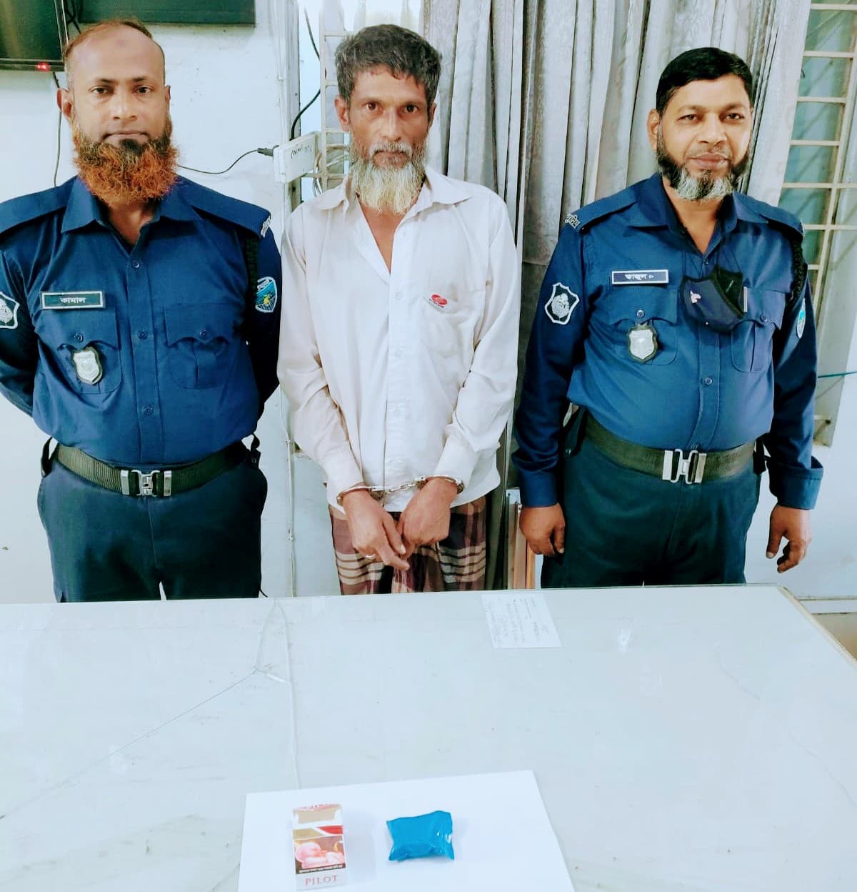 সরাইলে ইয়াবাসহ মাদক ব্যবসায়ী কবির ঠাকুর আটক